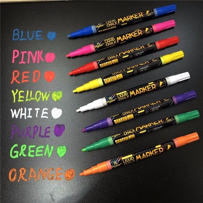 1 mm Fine Liquid Chalk Marker Pens 1PC  Highlighters LED Wri