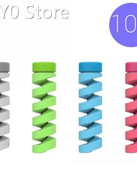 10/6/1pcs Cable Protector Bobbin Winder Data Line Case Rope