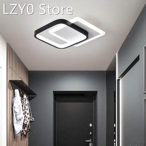 LEDs Square Home Fixture Modern Luster Ceiling Lights Round