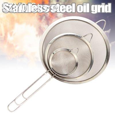 3PCS Stainless Steel Fine Mesh Sieve Strainer Kitchen Sifter