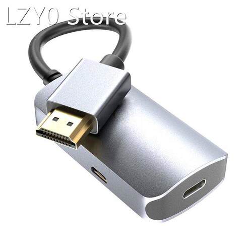 HDMI-compatible Male to Type C Female Cable 4K60Hz USB 3.1 H