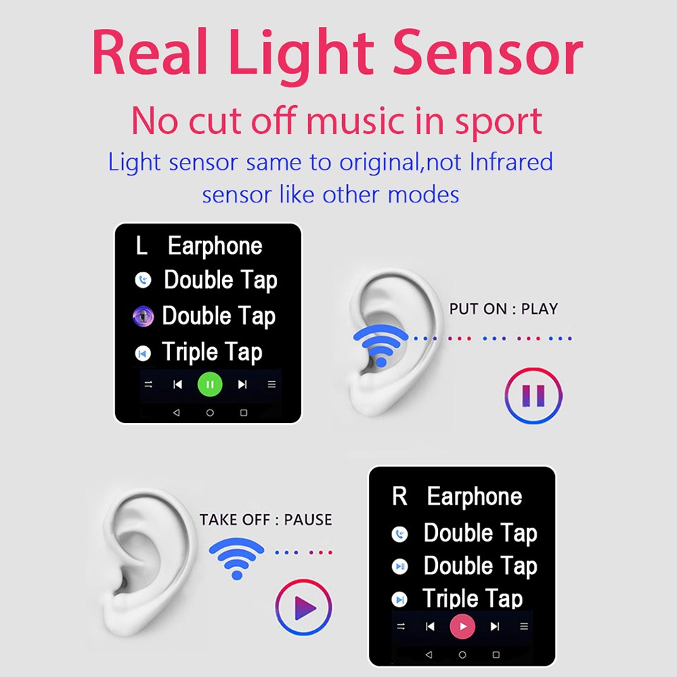 Airoha 1562A AP3 Pro TWS Volume Control Earphones Wireless