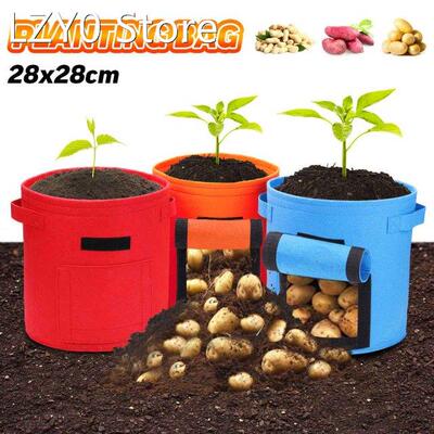 5 Gallon Felt Plant Grow Bags Nonwoven Fabric Garden Potato