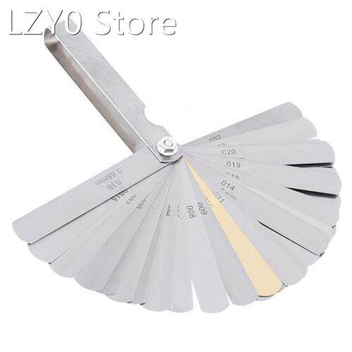 32 Blades Combination Feeler Gauge Metric / Imperial Gapped