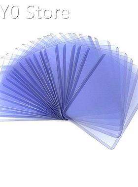 50Pcs Holder Toploaders and Clear Sleeves for Collectible Tr