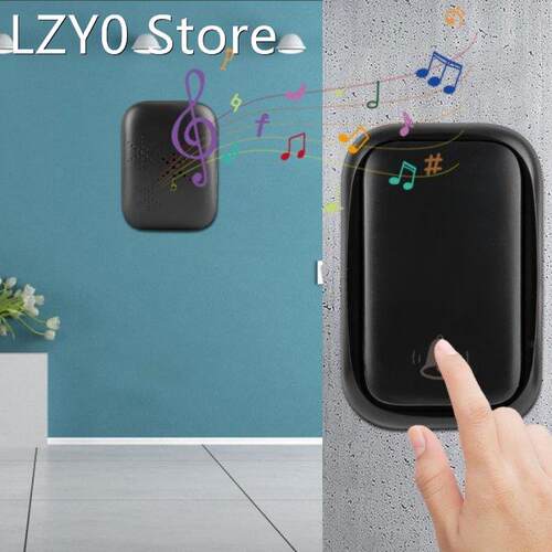 110-240V Self Powered Chime Doorbell IP68 Waterproof 38 Chim