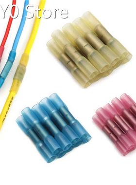 10/20pcs Heat Shrink Butt Terminals Insulated Electrical Wir