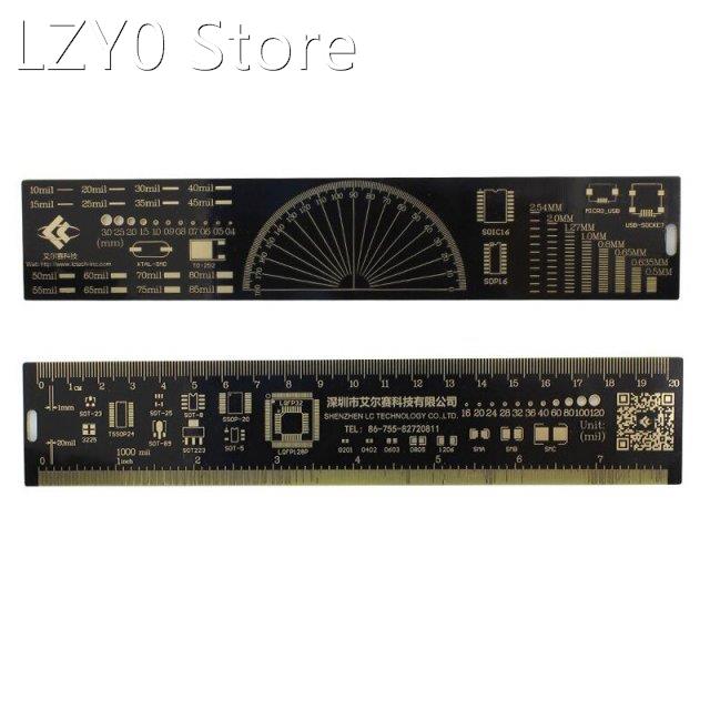 20cm Multifunctional PCB Ruler EDA Measuring Tool Chip IC El