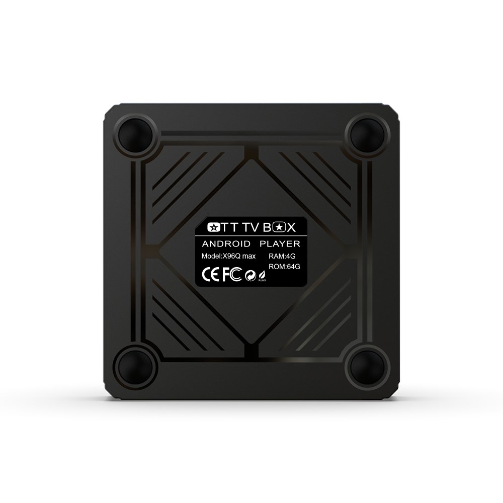 X96Q MAX Android 10.0 Smart TV BOX 4K Wireless WIFI 4GB BT