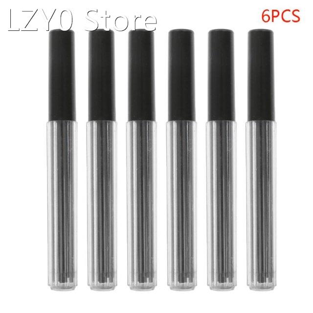 6 Tubes Automatically Pencil Refills 2.0mm Lead Writing Lubr