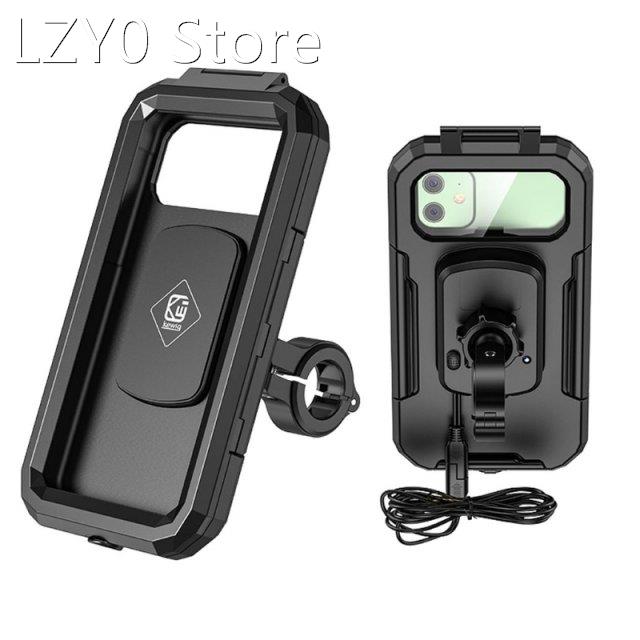 Waterproof Motorcycle Wireless 15W Qi/ Type C PD Charger Pho