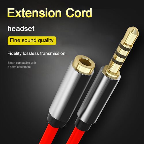 Male To Female AUX Cable Headphone Extension Cable 3.5mm Ja