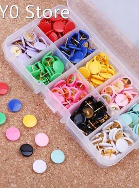 300pcs Home Office Colorful Drawing Pins Pushpin Thumbtack C