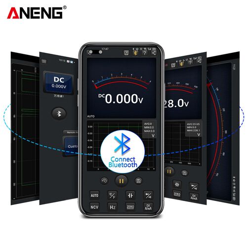 Smart AN9002 Bluetooth Digital Multimeter Auto-Range Profess