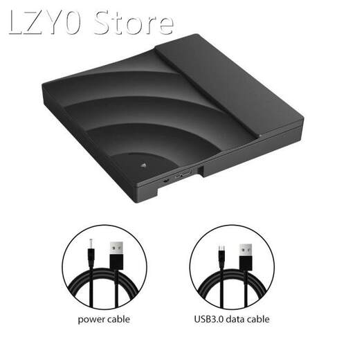 USB 3.0 CD DVD Burner External DVD Drive High-speed Laptop R
