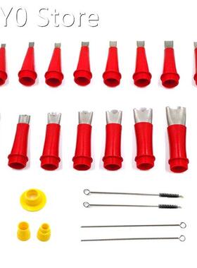 23Pcs Caulk Nozzle Applicator Caulking Finisher Glue Silicon