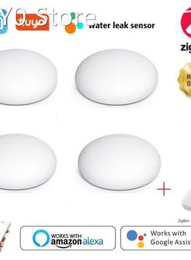 Tuya Zigbee3.0 Home Alarm Water Leakage Alarm Safe Water Lea