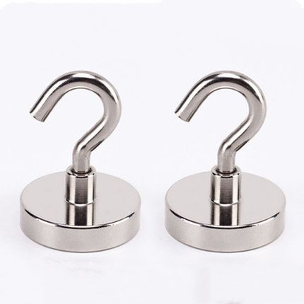 1pcs Fridge er Hooks Neodymium Magnet Vertical Pull-force 1