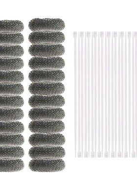 24pcs Lint Traps for Washing Machine Pipe Hose Lints Traps