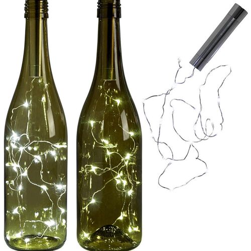 AA Battery Power Bottle Lights 1.5M 15LEDs String Lights Fa