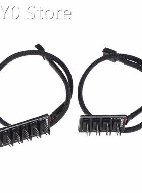 PC Cooler Fan Power Cable 1 Female to 4 Male 4Pin Socket Fan