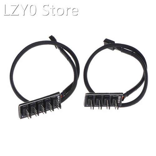 PC Cooler Fan Power Cable 1 Female to 4 Male 4Pin Socket Fan