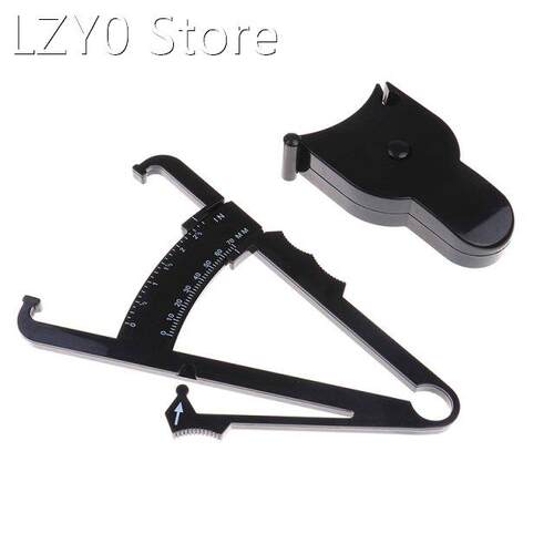 1 Set Skinfold Measurement Tape Body Fat Caliper Body Fat Te