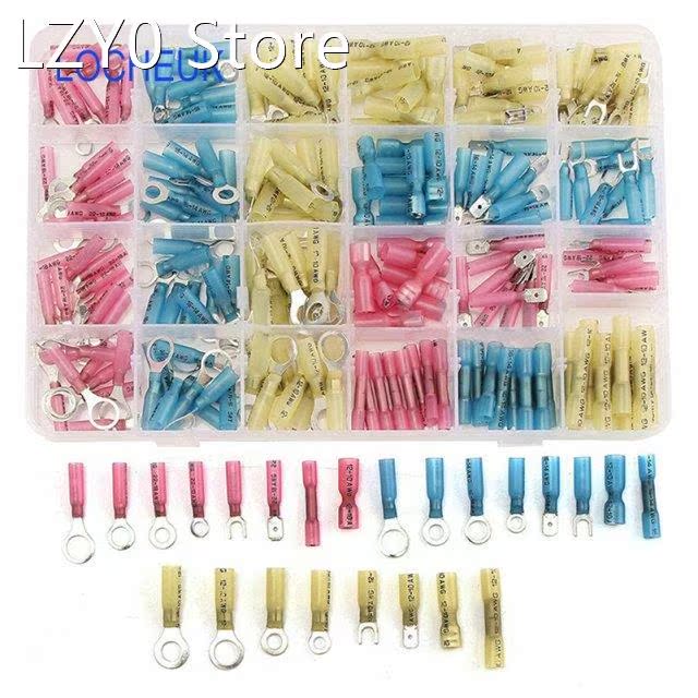 480 pcs Crimp Terminal Assorted Insulated Electrical Wire Cr