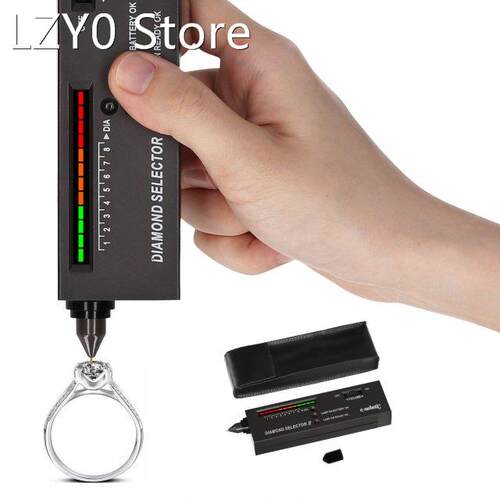 LED Indicator Diamond Tester Pen High Accuracy Diamond Selec