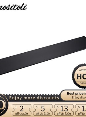 30 60CM Black Kitchen Aluminium Bathroom Shelves Shower Sto