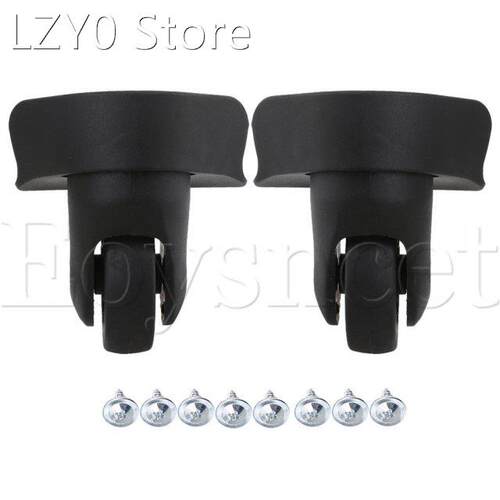 2pcs Wheels Luggage Accessories Left & Right DIY 9.2x7.7