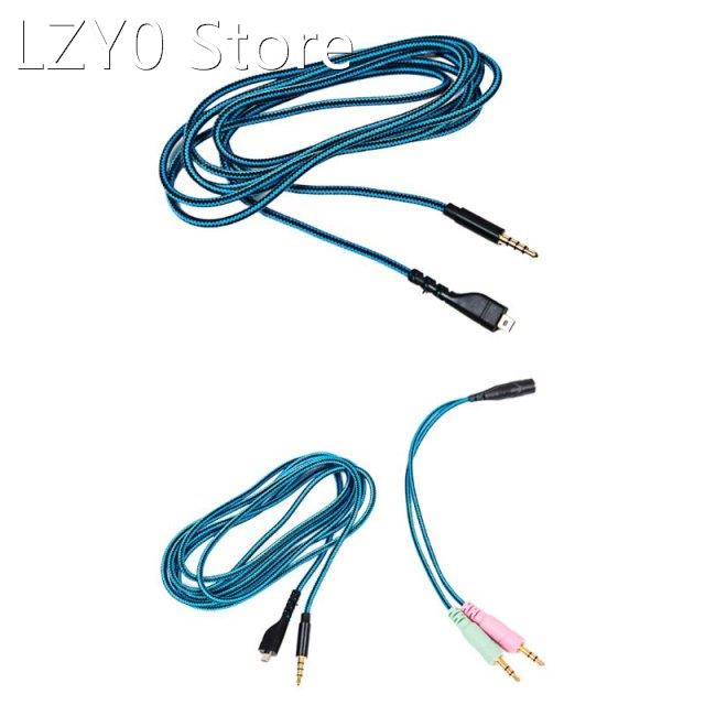 New Replacement Gaming Headphone Cable Audio Cables for Stee
