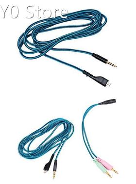 New Replacement Gaming Headphone Cable Audio Cables for Stee