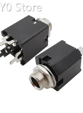 2Pcs PJ-612A 3 Pin 6.35mm 1/4 Inch Headphone Jack 6.35 mm Au