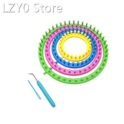 4 Size Round Circle Hat Knitter Knitting Loom Kit Needles Ho