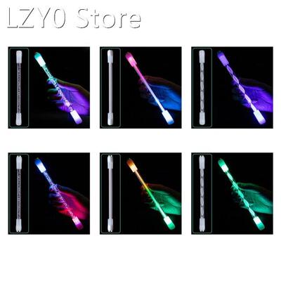 Decompression Pen LED Spinning Pen Alloy Rotary Pen Unable t