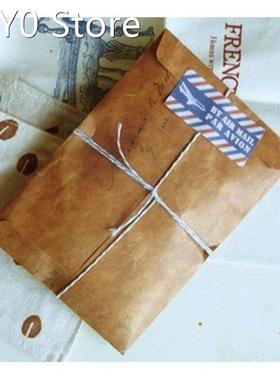 Retro Old Color Lacquered Kraft Paper Envelope Postcard Stor