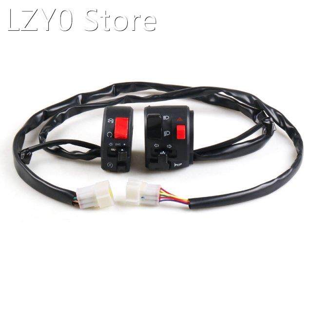 22MM Motorcycle Handlebar Horn Button Turn Signal Fog Lamp C