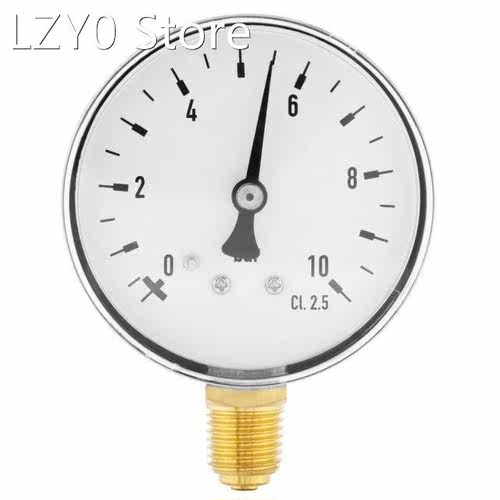 1/4 Inch Water Pressure Gauge Air Oil Hydraulic Pressure Tes