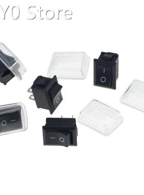 5PCS Black Push Button Switch 6A-10A 110V 250V 2Pin Sna