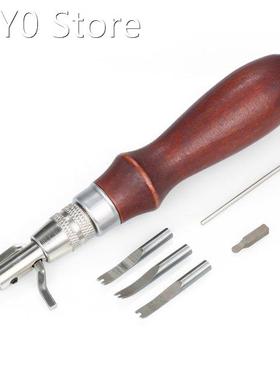 5 in 1 Professional Pro Stitching Groover Creasing Edge Beve