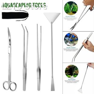4pc/set Aquarium Tool Aquarium Scissor Tweezers Tool Aquatic