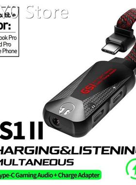 GS1 USB C Charging Adapter 3 in 1 Type-C to 3.5mm QC Fast Ch