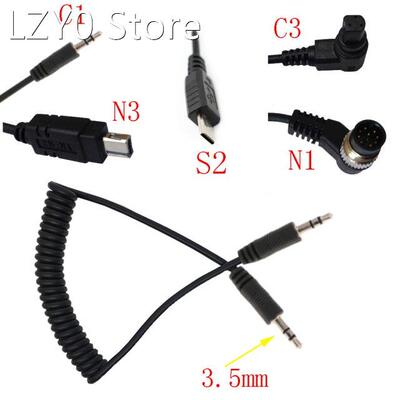 50pcs/lot 3.5mm Remote Shutter Release Cable Connecting Cord