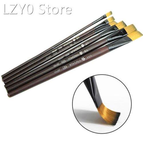 6 PCS/set Artist Paint Brush Oil Acrylic Paint Brush Artist