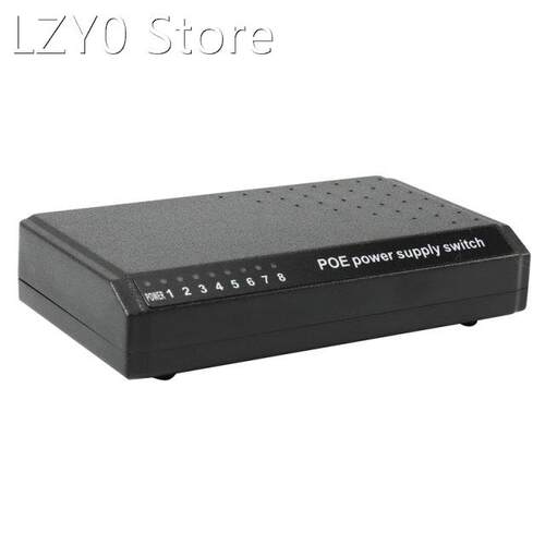 8 Ports 6+2 POE Switch Injector Power over RJ45 Ethernet Wit