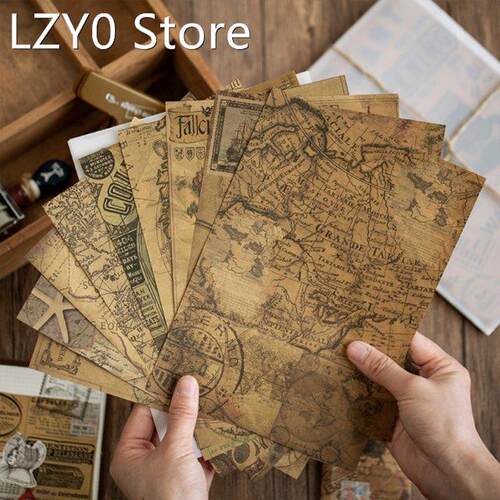 Vintage Scrapbook Paper Craft Paper Journal Origami DIY Craf