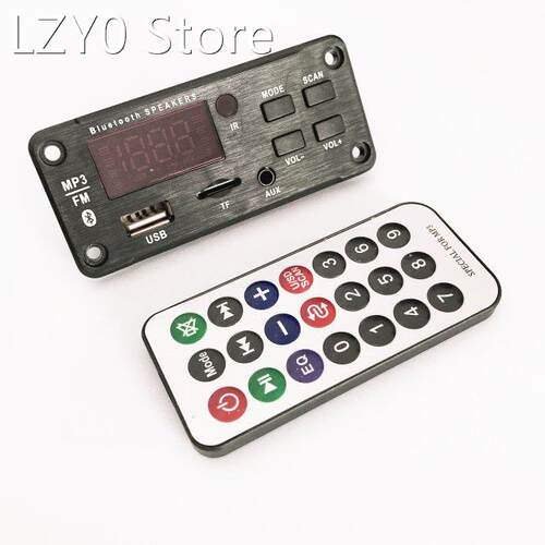 Wireless Bluetooth 5V 12V MP3 WMA Decoder Board Car Audio De