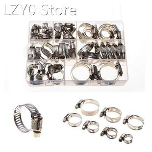 50Pcs Stainless Steel Drive Hose Clamp Tri Clamp Adjustable