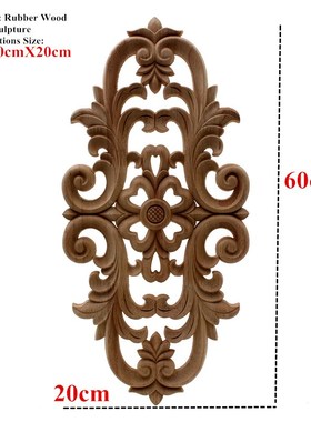 VZLX The New Listing Wood Carving Angle Flower European Styl